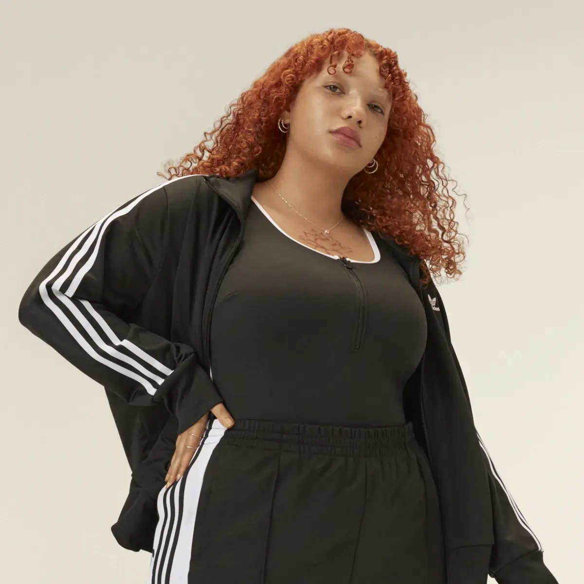 Adidas Primeblue SST Track Top (Plus Size). 3