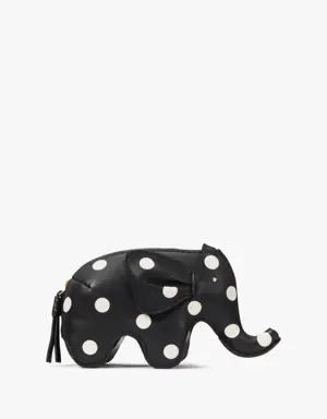 Ellie Polka Dot Elephant Coin Purse