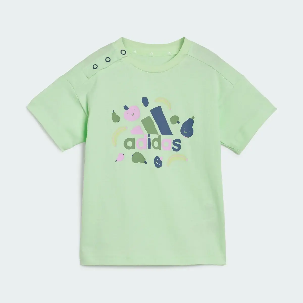 Adidas Essentials Allover Print Kids Tişört Takımı. 3