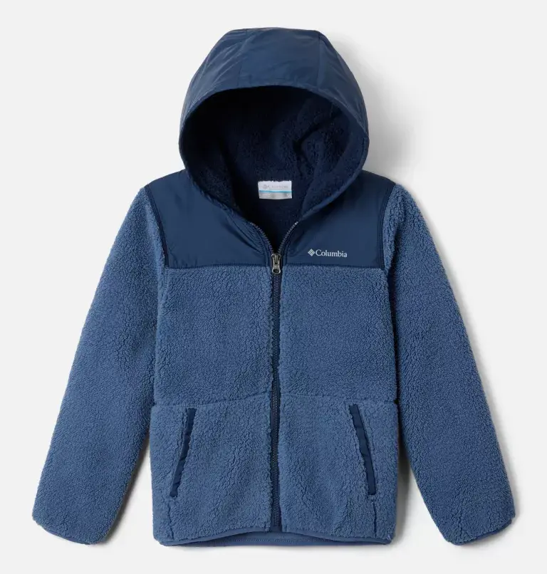 Columbia Boys' Rugged Ridge™ Hooded Sherpa Fleece Jacket. 1