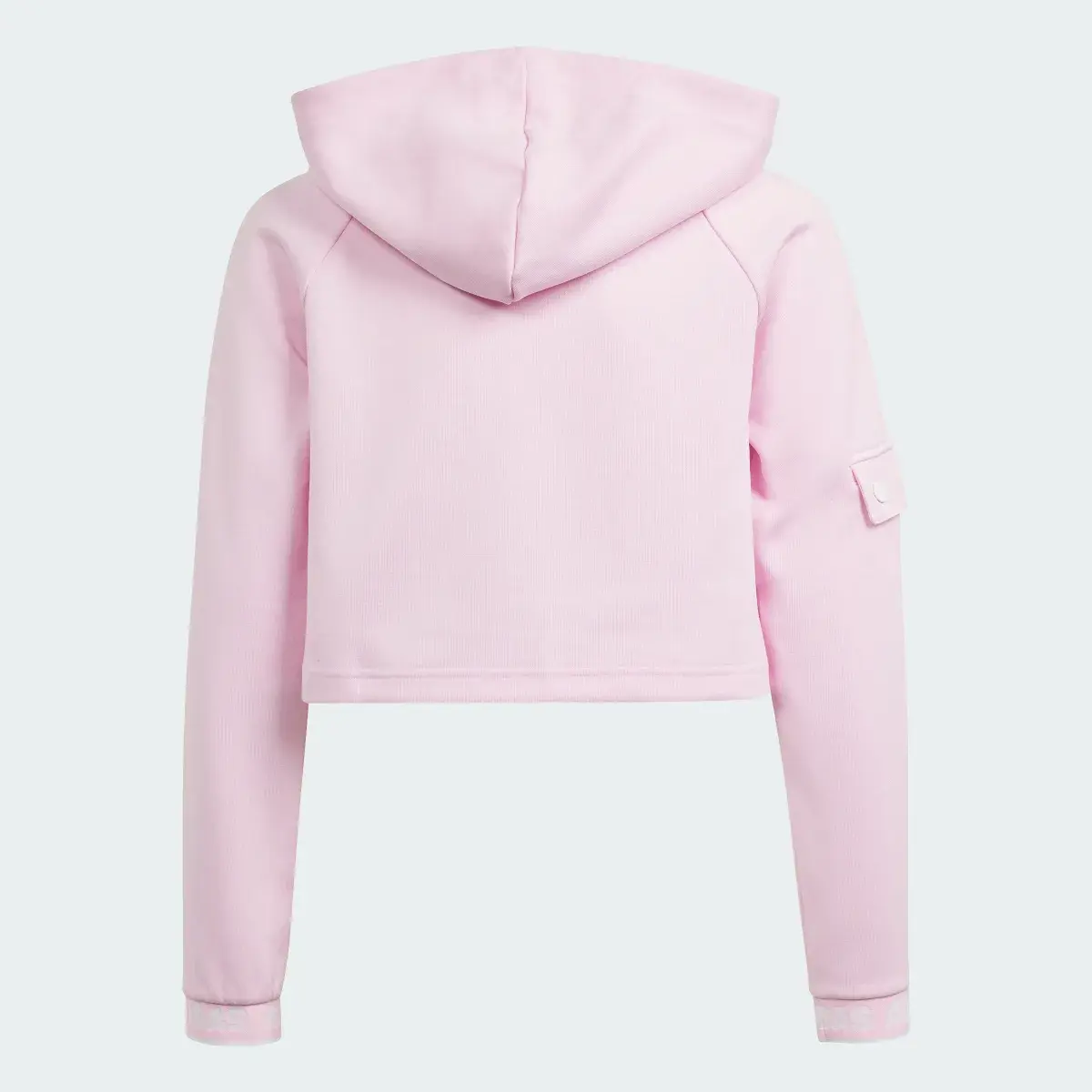 Adidas Dance AEROREADY Kids Crop Hoodie. 2