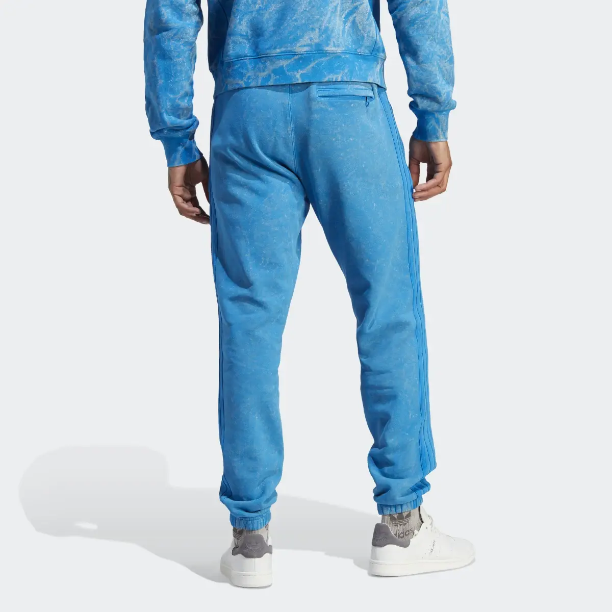Adidas Blue Version Washed Joggers. 2