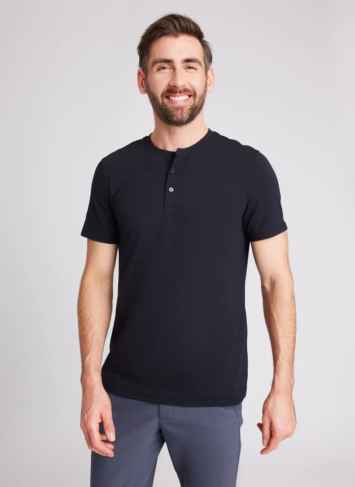 Kit And Ace Ace Pima Henley Tee. 1