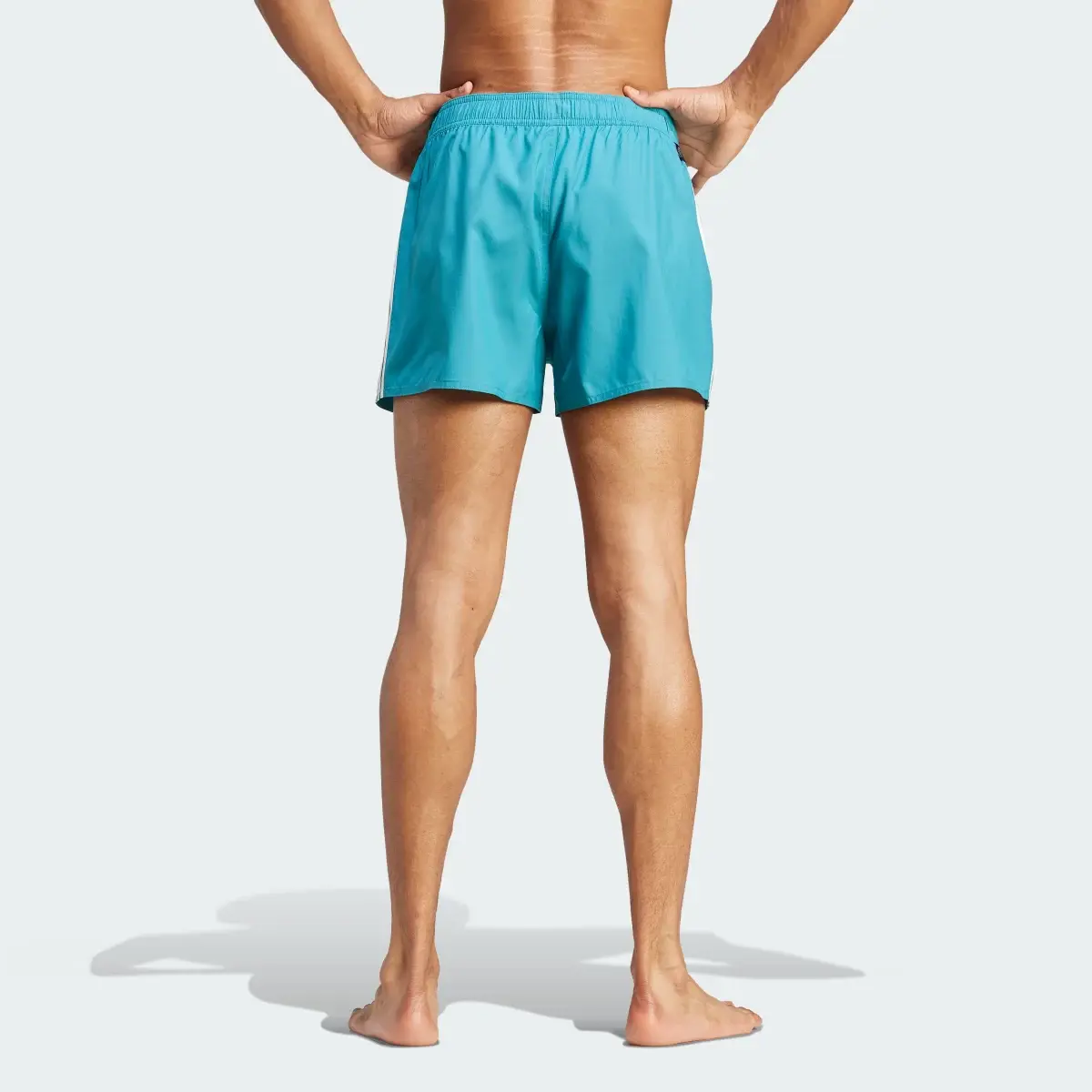 Adidas 3-Stripes CLX Swim Shorts. 3