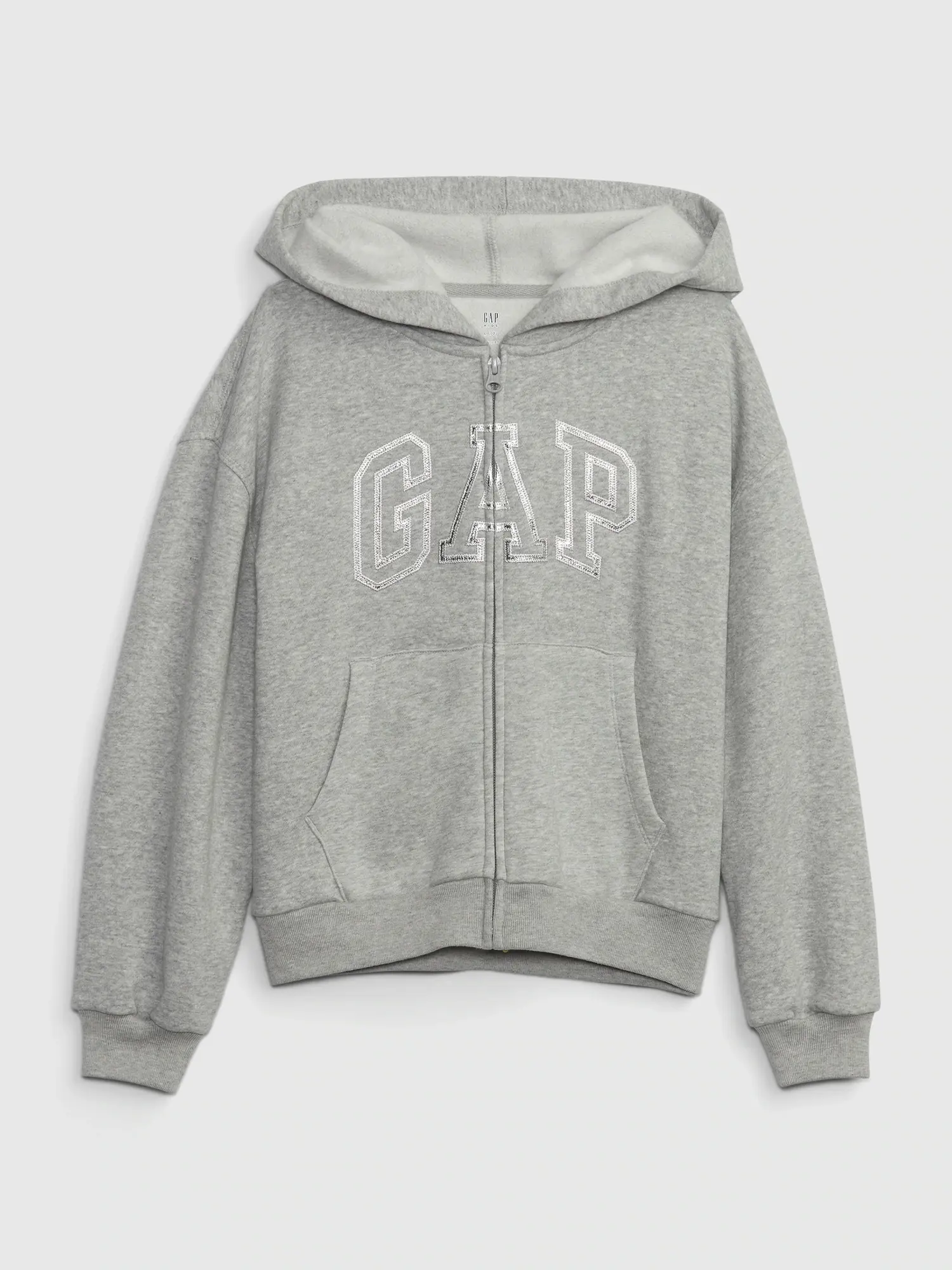 Gap Kids Gap Arch Logo Hoodie gray. 1