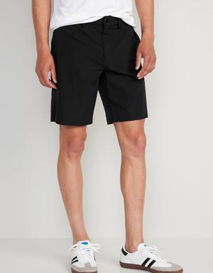 StretchTech Chino Shorts for Men -- 9-inch inseam black