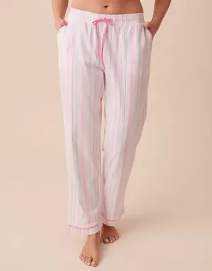 Striped Cotton Pajama Pants