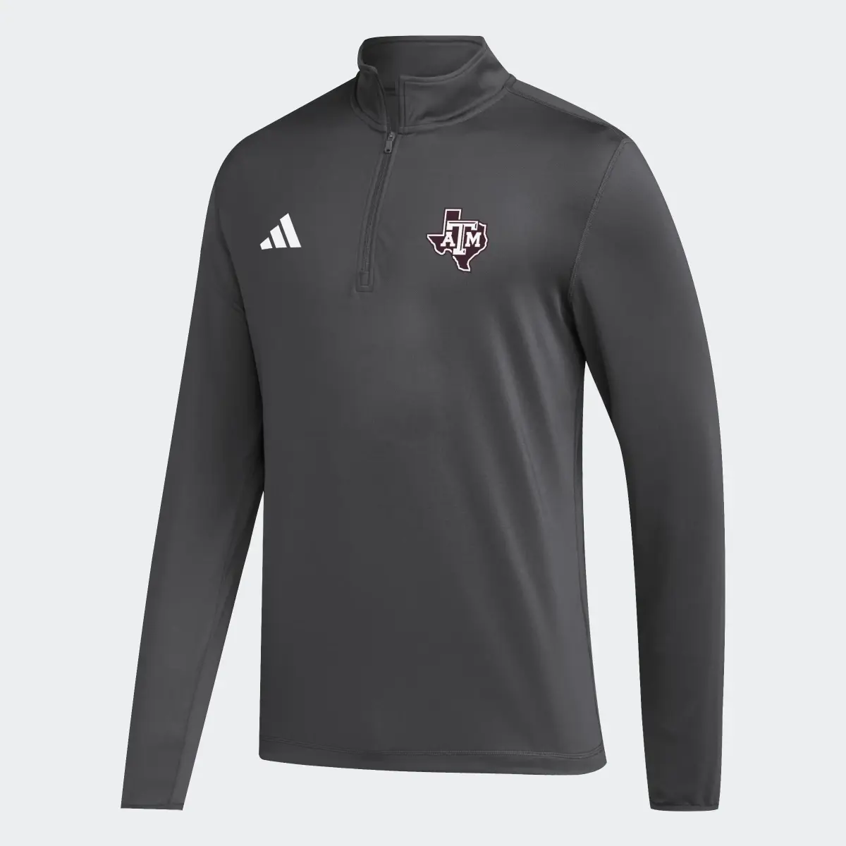 Adidas Texas A&M Long Sleeve Sweatshirt. 1