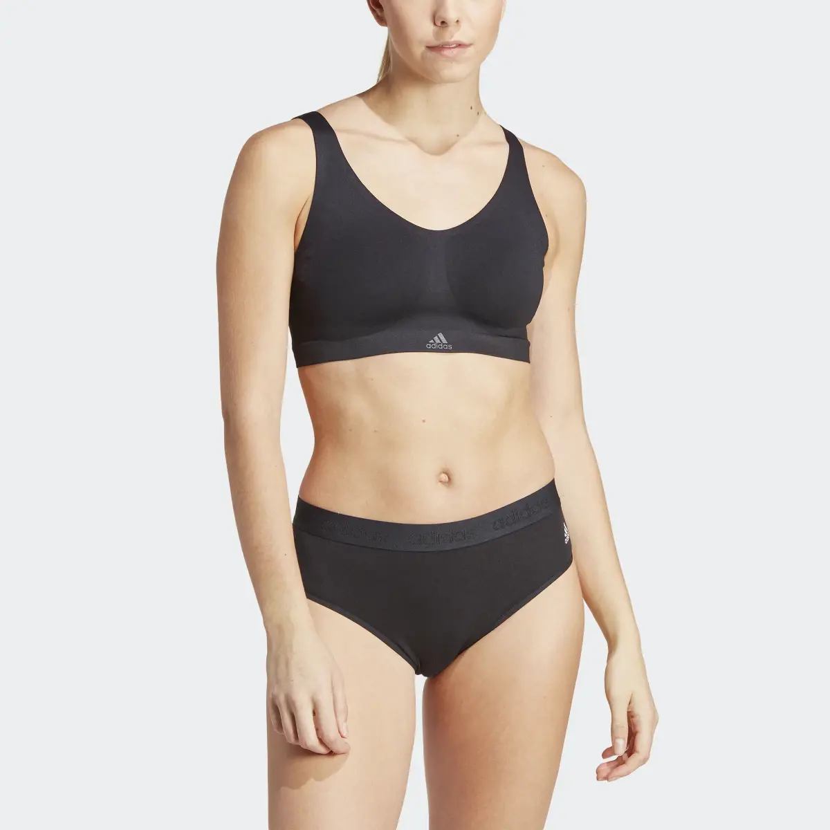 Adidas Active Micro Flex Naked Seamless Two-Ply Bra. 1