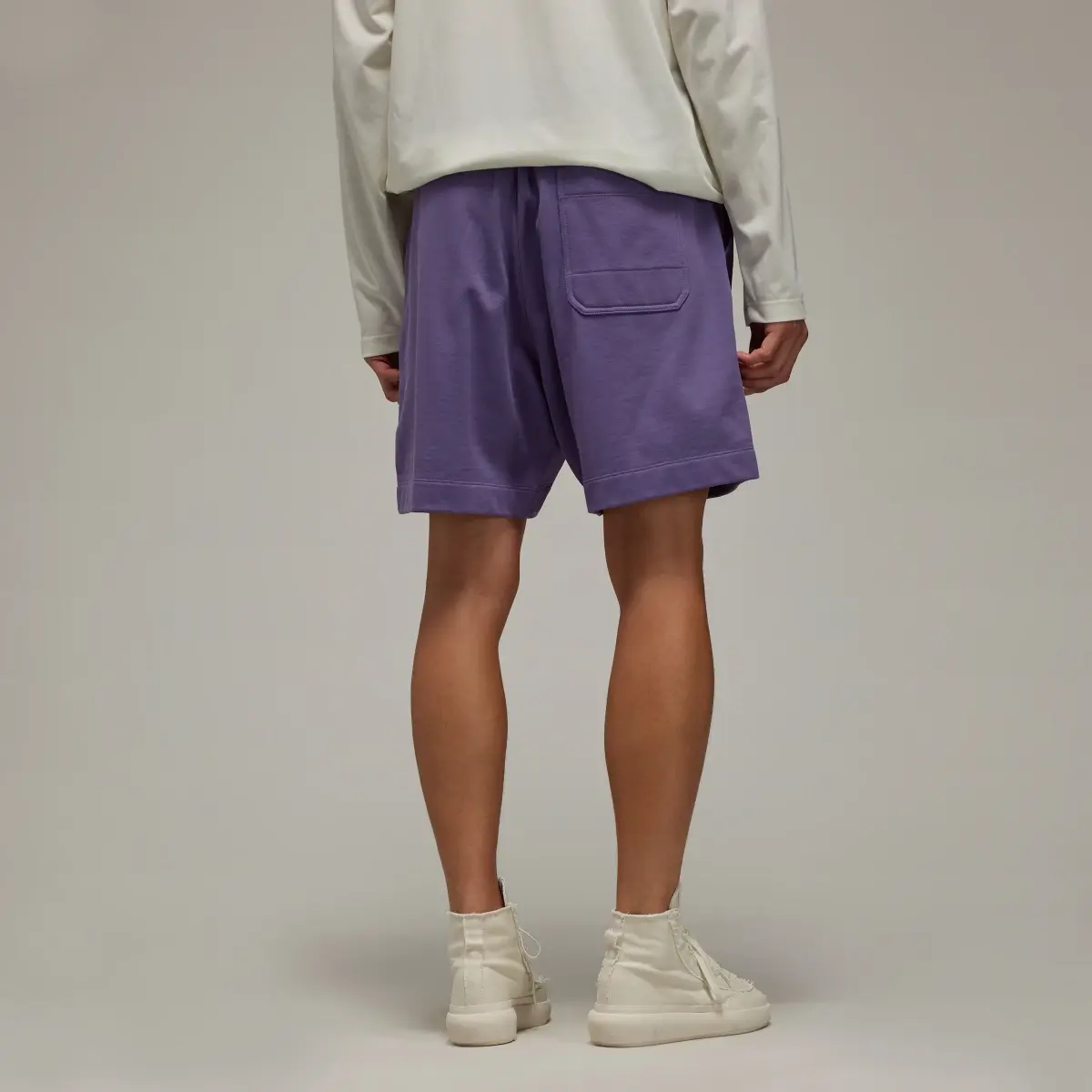 Adidas Y-3 Organic Cotton Terry Shorts. 3