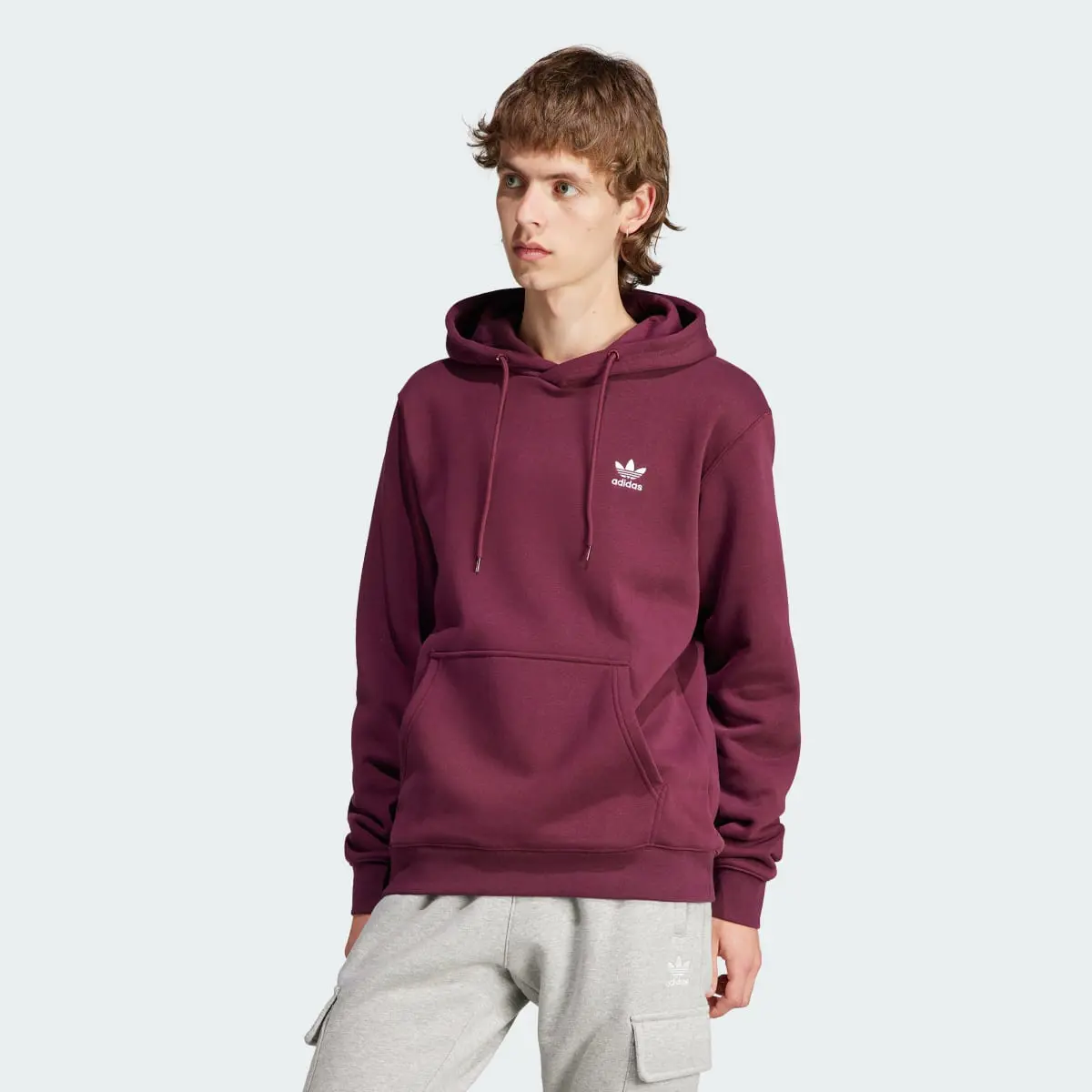 Adidas Trefoil Essentials Hoodie. 2