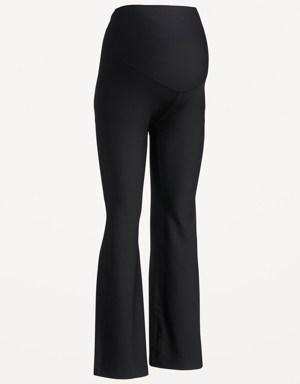 Old Navy Maternity Full Panel PowerSoft Flare Pants black