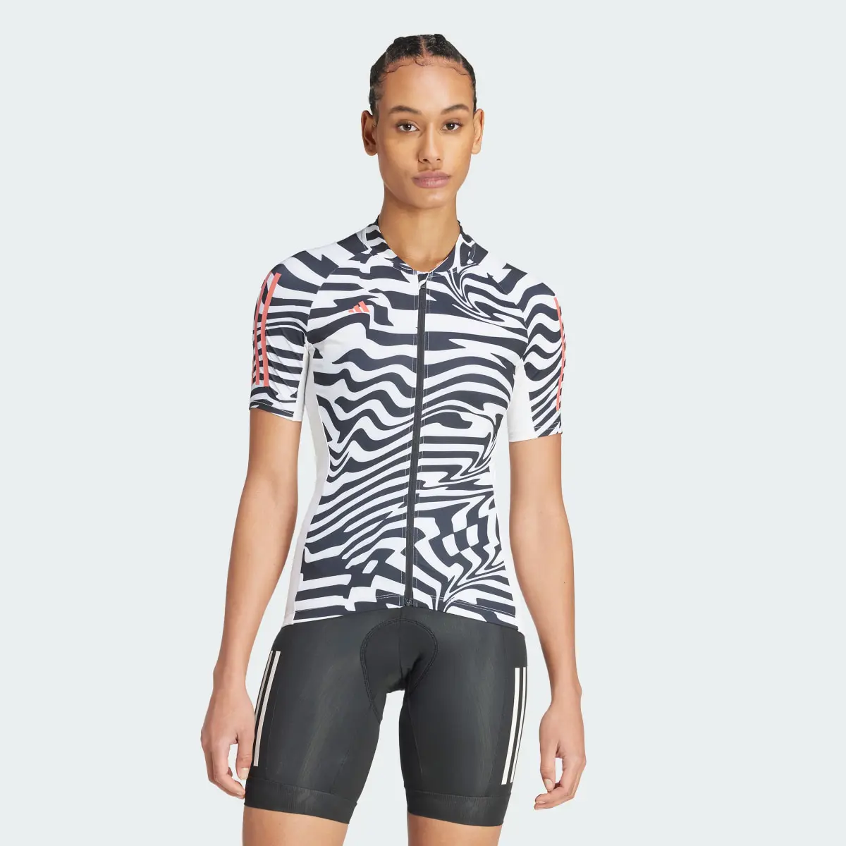 Adidas Maglia da ciclismo Essentials 3-Stripes Fast Zebra. 2