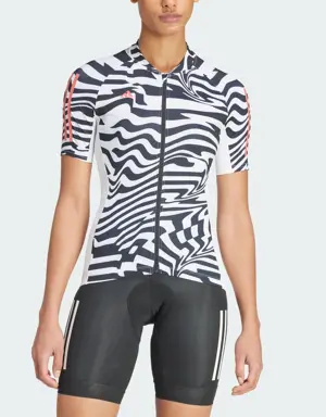 Essentials 3-Stripes Fast Zebra Cycling Jersey