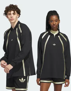 Adidas Rugby Long Sleeve Polo Shirt (Gender Neutral)