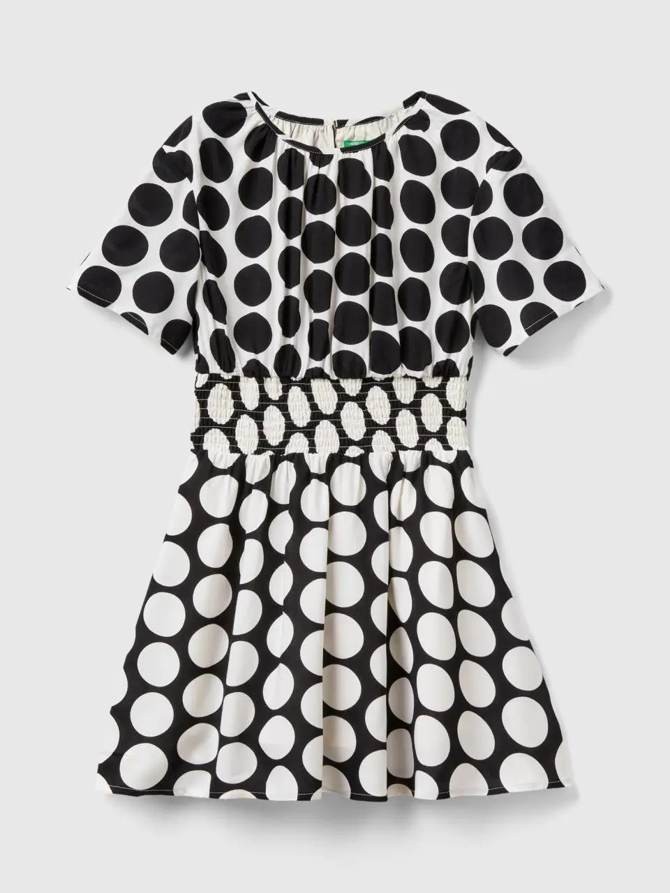 Benetton flowy polka dot dress. 1