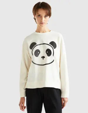 t-shirt with panda print