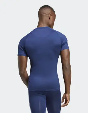 Adidas Playera De Entrenamiento Techfit 3 Franjas. 3 Adidas Playera De Entrenamiento Techfit 3 Franjas. 3