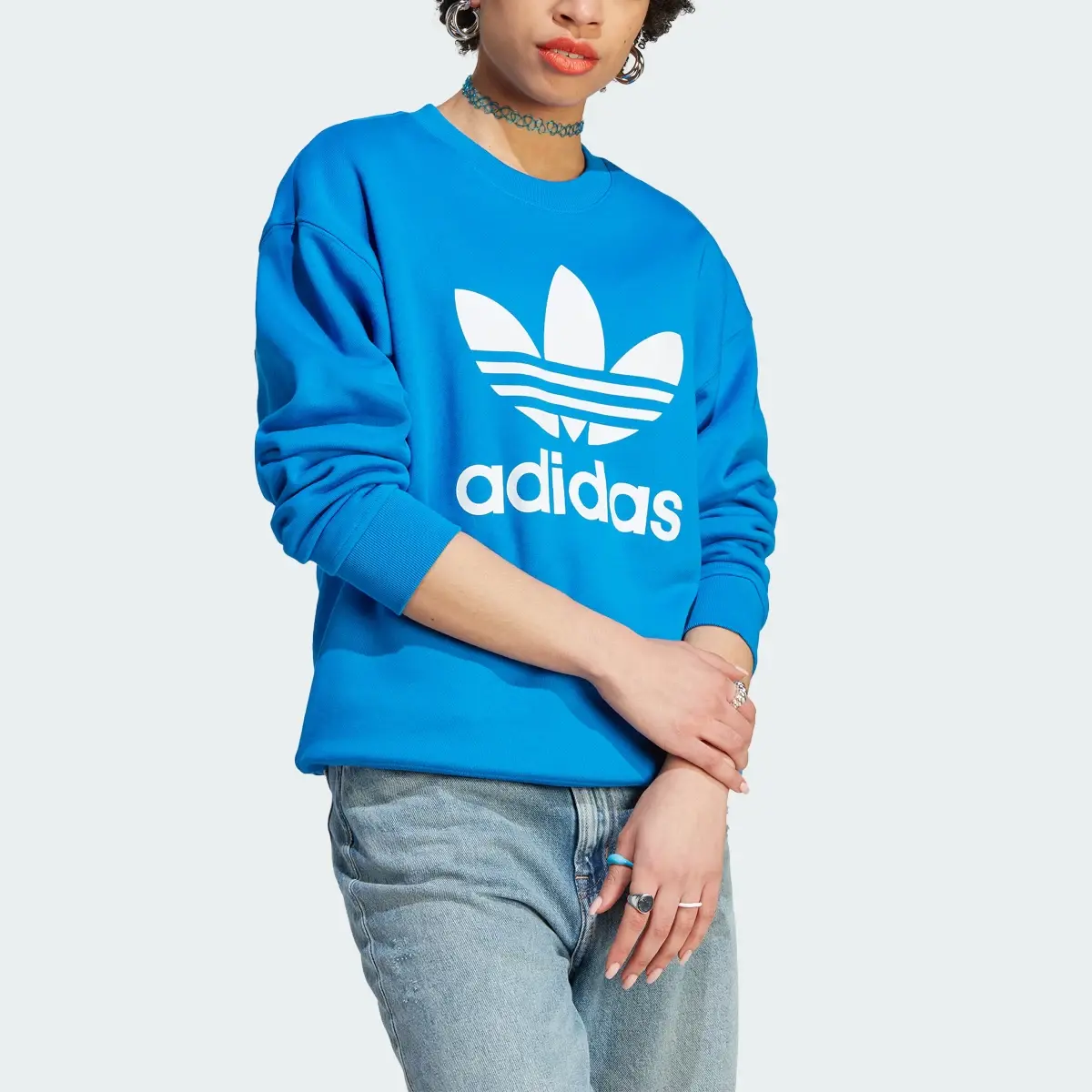 Adidas Sudadera Cuello Redondo Trifolio. 1