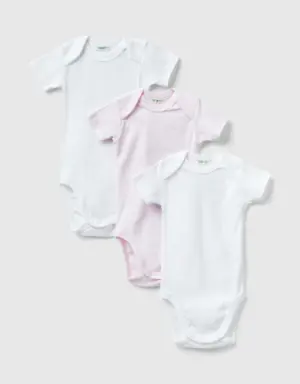 organic cotton solid color bodysuit set