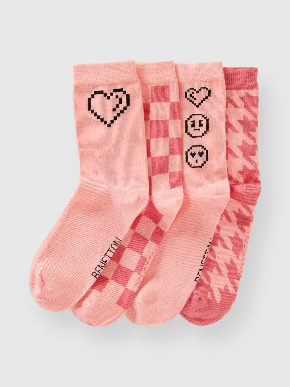 Benetton jacquard socks set. 1