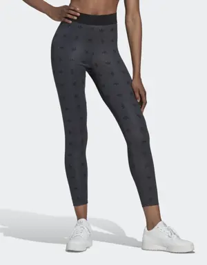 Adidas 7/8 High Waist Allover Print Leggings