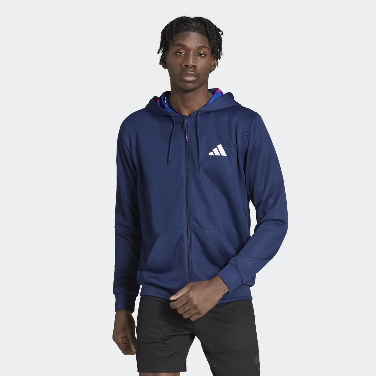 Adidas Train Essentials Seasonal Training Full-Zip Jacket. 2