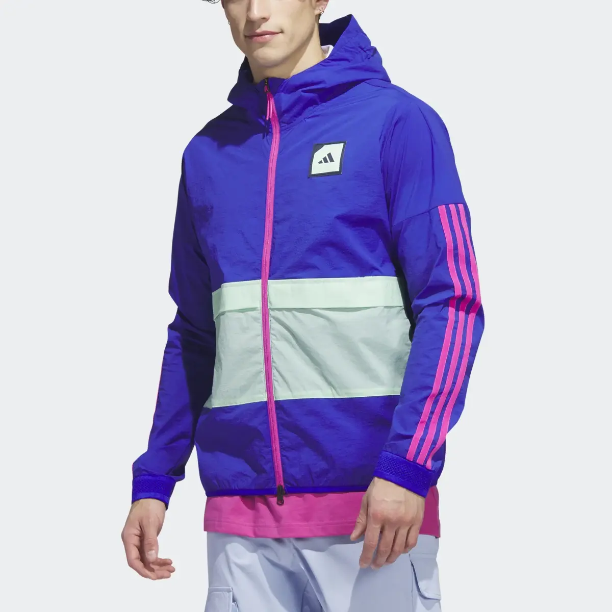 Adidas Men's Adicross X Energy One-Layer Jacket. 1