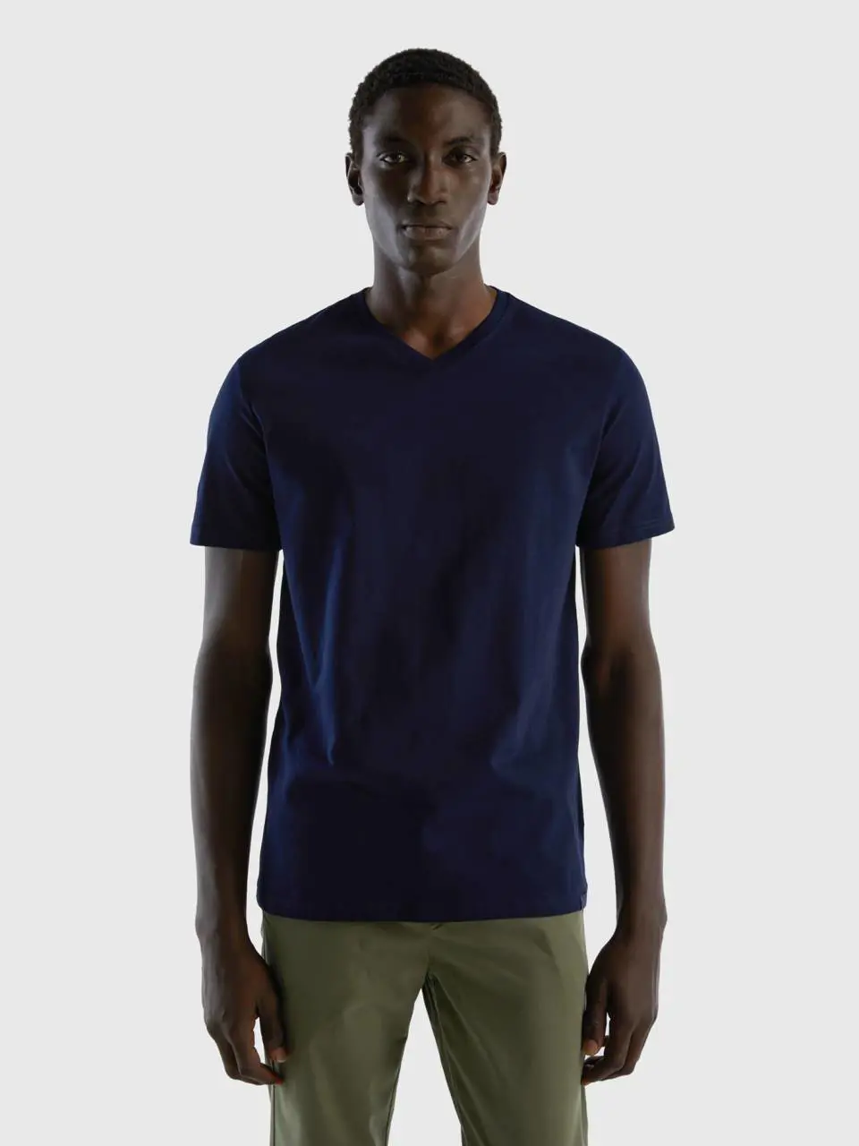 Benetton t-shirt in long fiber cotton. 1