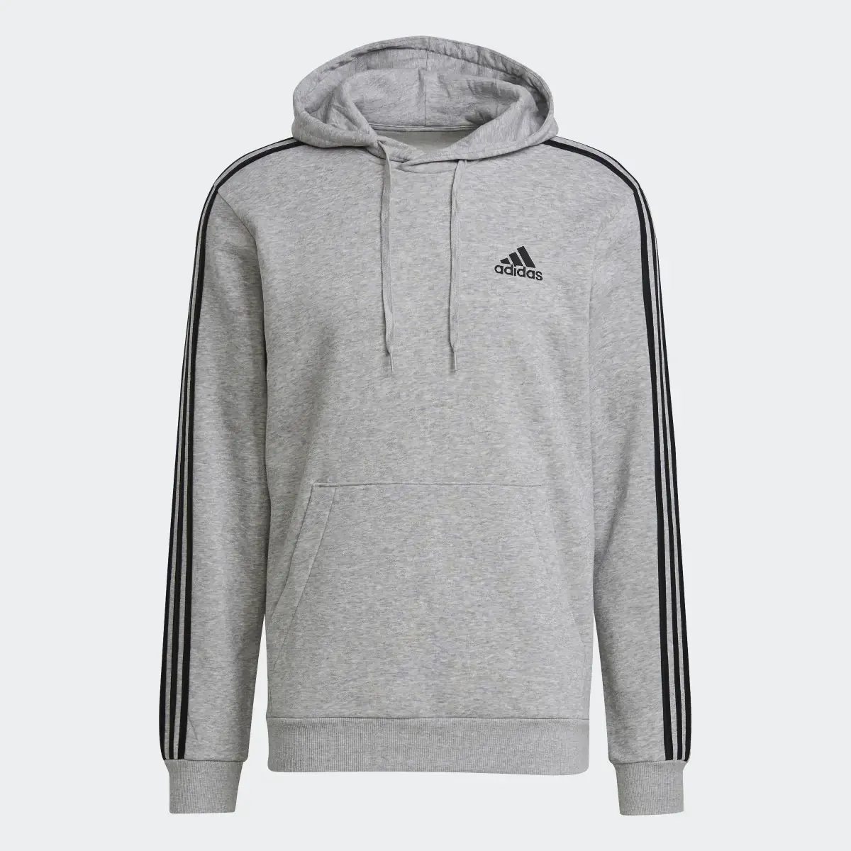 Adidas Essentials Fleece 3-Stripes Hoodie. 1