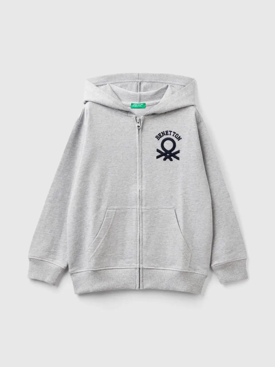 Benetton zip-up hoodie. 1