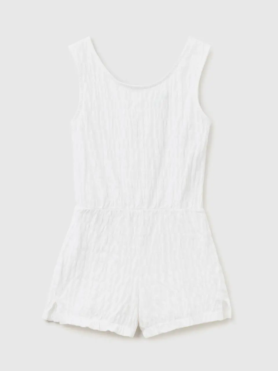Benetton gathered jumpsuit with drawstrings. 1