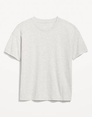 Vintage Heathered T-Shirt for Women gray