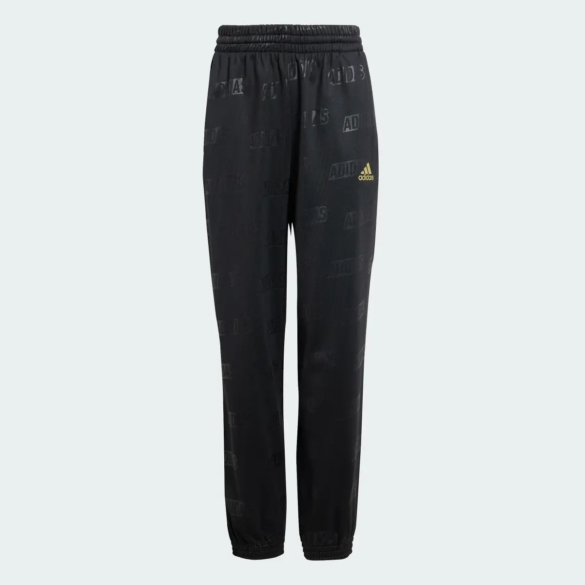 Adidas Brand Love Debossed Joggers Kids. 3