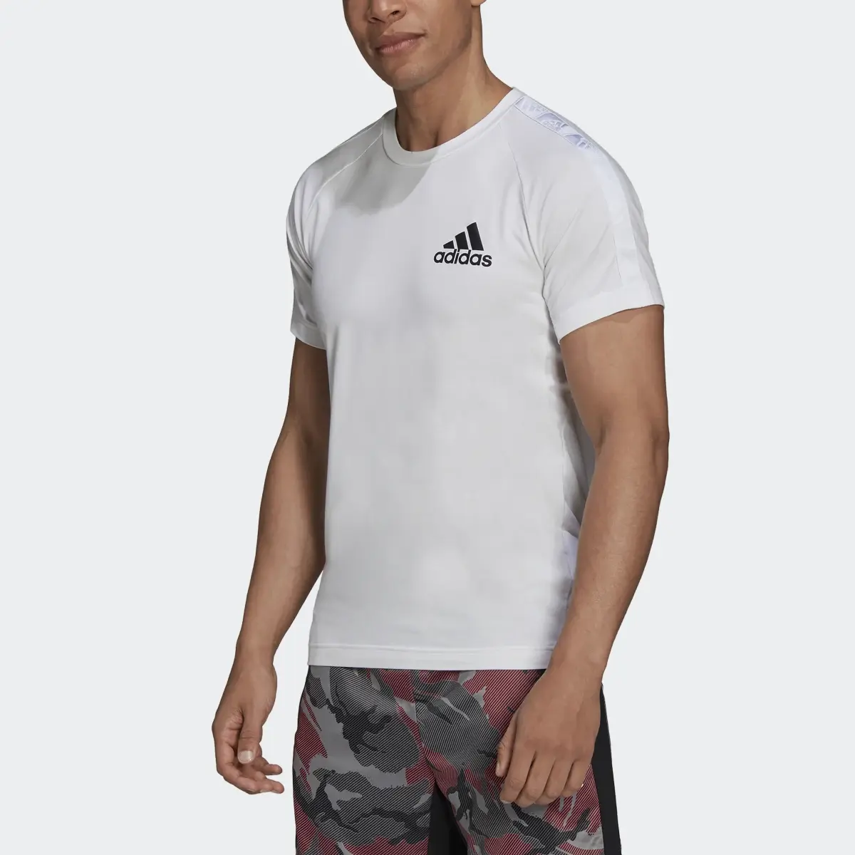 Adidas AEROREADY Designed to Move Sport Motion Logo Tee. 1