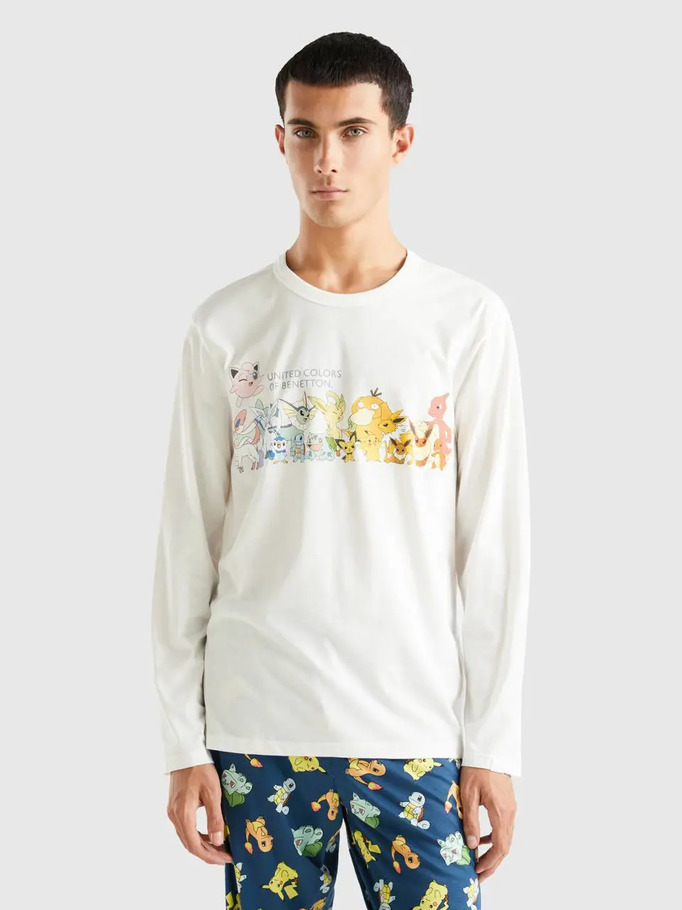 Benetton long fiber cotton pokémon t-shirt. 1