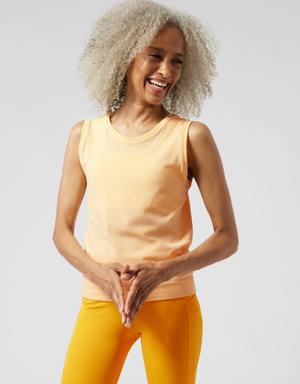 Athleta In Motion Seamless Tank yellow