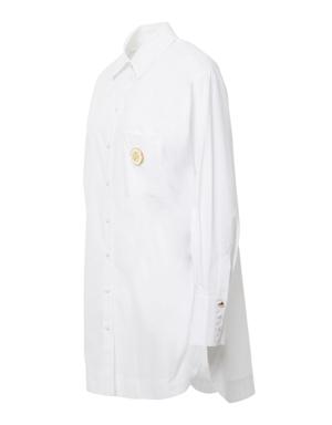 Oversized Poplin White Shirt