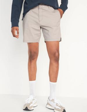 Old Navy Slim Chino Shorts -- 7-inch inseam gray