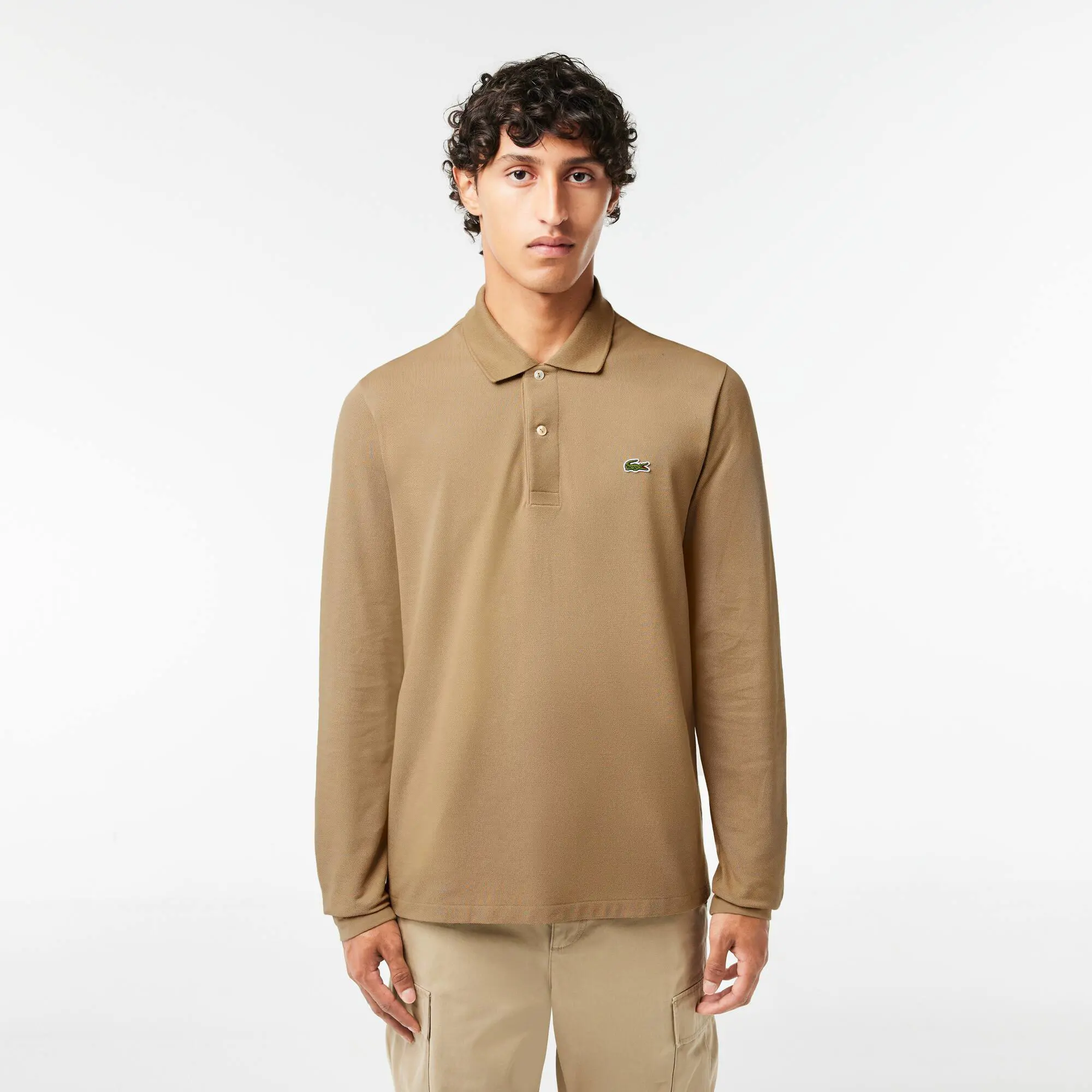 Lacoste Original L.12.12 Long Sleeve Cotton Polo Shirt. 1