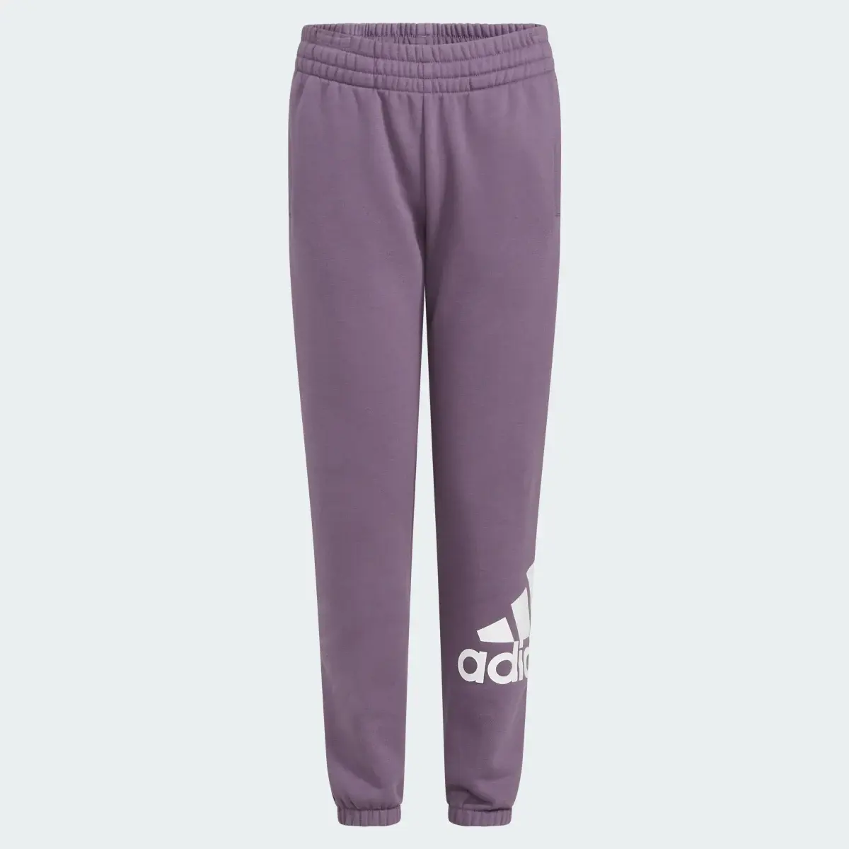 Adidas Elastic Waistband Essential Sportswear Logo Fleece Jogger. 3