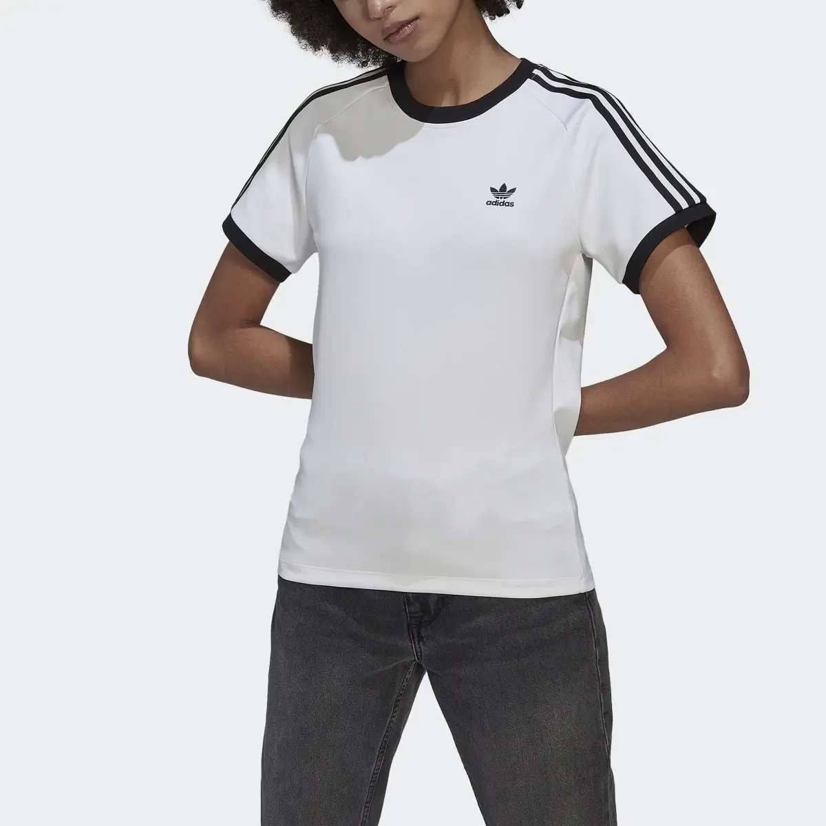 Adidas Adicolor Classics Slim 3-Stripes Tee. 1