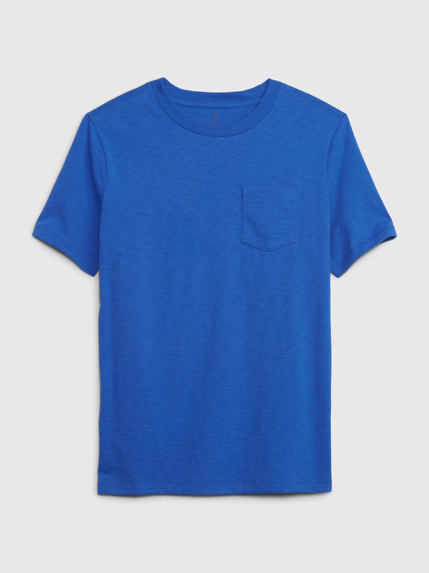 Gap Kids 100% Organic Cotton Pocket T-Shirt blue. 1