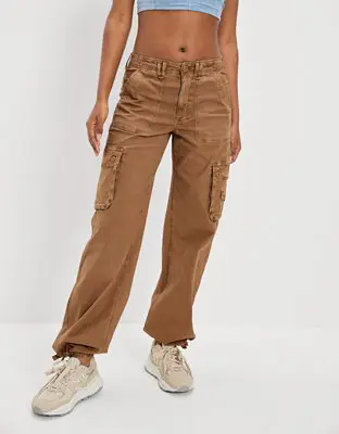 American Eagle Snappy Stretch Baggy Cargo Jogger. 1