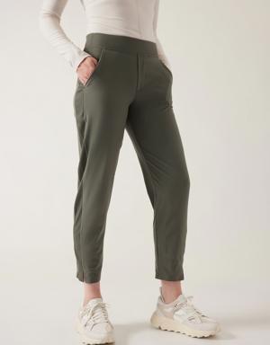 Brooklyn Mid Rise Ankle Pant green