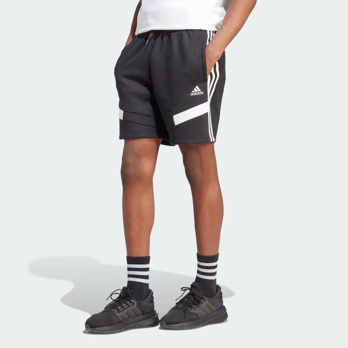 Adidas Colorblock Shorts. 1