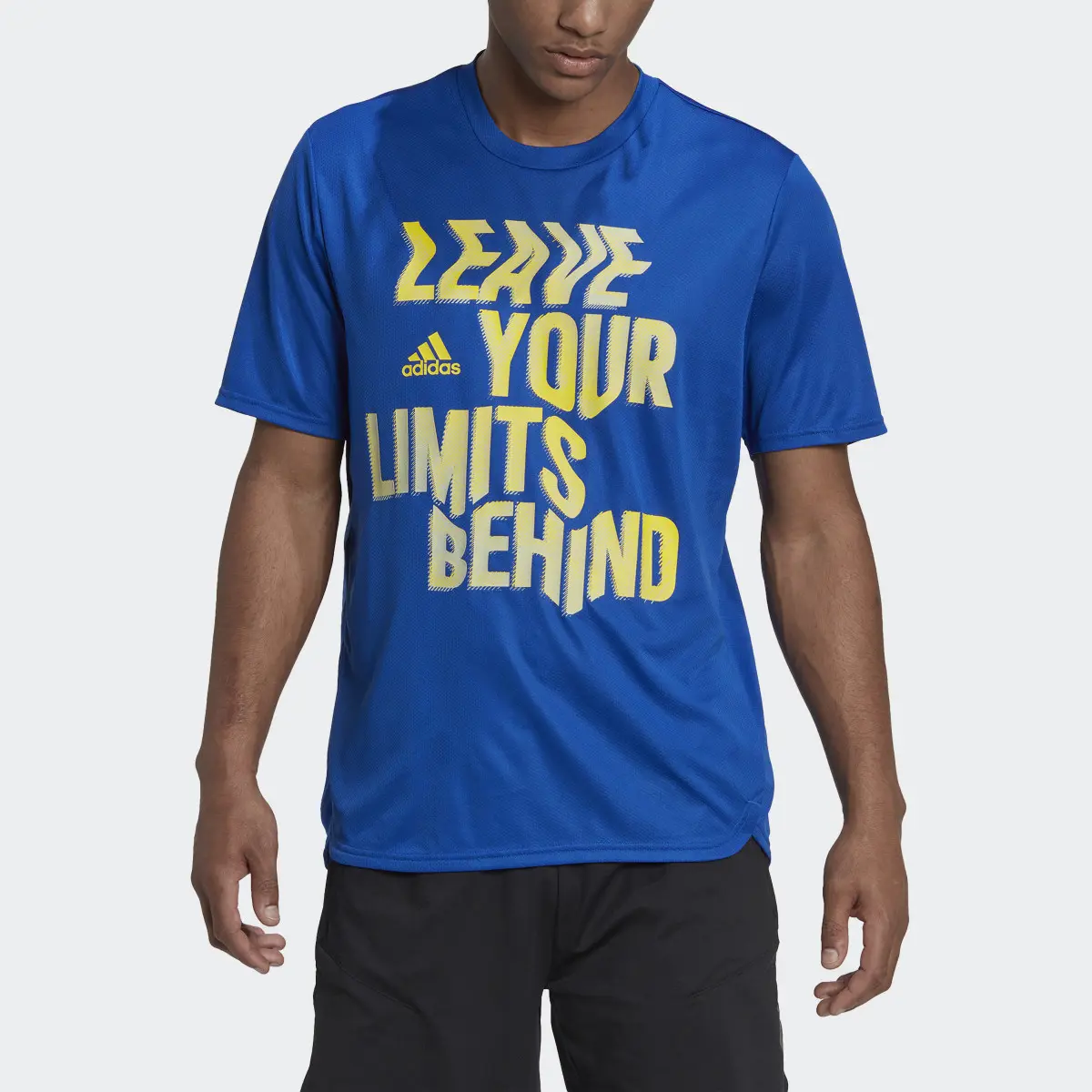 Adidas T-shirt da allenamento Designed for Movement AEROREADY HIIT Slogan. 1