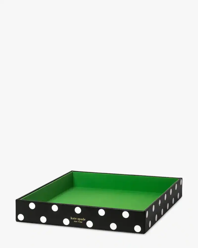 Kate Spade Picture Dot Desk Tray. 1