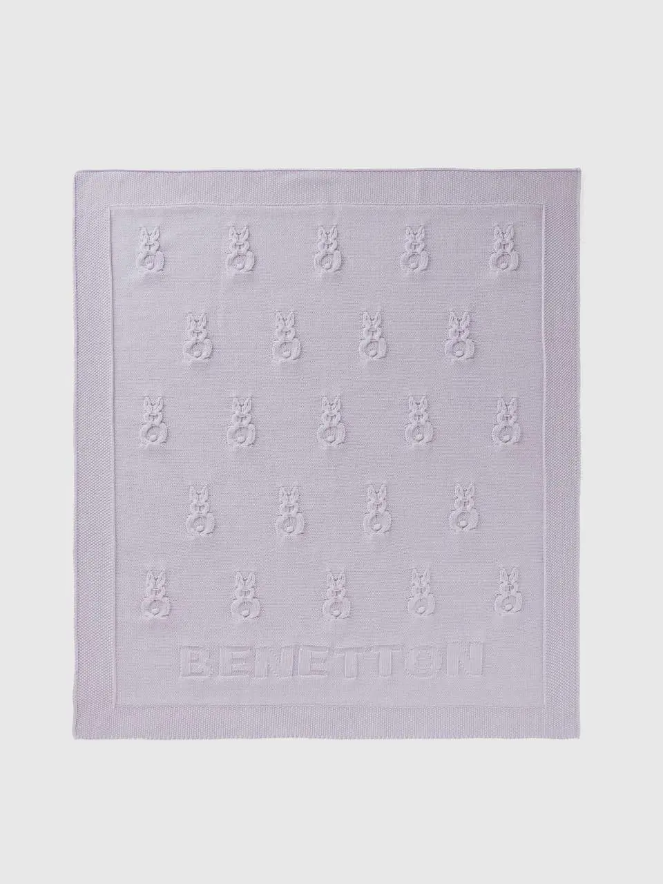 Benetton knit baby blanket. 1