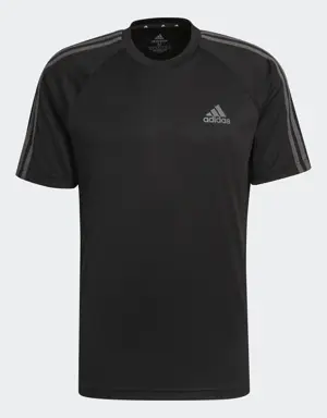 Adidas Playera AEROREADY Sereno 3 Franjas